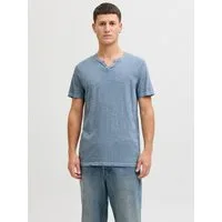Jack & Jones T-Shirt SPLIT NECK TEE mit V-Ausschnitt