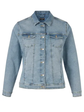 VIA APPIA DUE - Jacke Kragen 1/1 Arm Jeans jeans hellblau - Gr. - 46