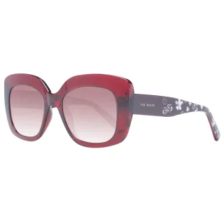Ted Baker Cat Eye Womens Crystal dunkelrot braun rot Gradient TB1675 Hattie