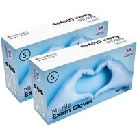 IEA Medical Einweghandschuhe Nitril-Handschuhe blau (200-St., Box) puderfrei, latexfrei, Hygiene-, Schutz-, Untersuchungshandschuhe