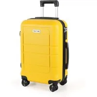 TAN.TOMI Handgepäckkoffer Trolley Hartschalenkoffer Hard Shell Hartschalenkoffer Trolley Koffer, 4 Rollen, Reisekoffer Reisekofferset Gepäck mit Zahlenschloss