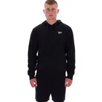 Reebok Kapuzensweatshirt NOAH SMALL LOGO HOODY mit Kapuze, aus Baumwolle und Polyester, in mehreren Größen erhältlich