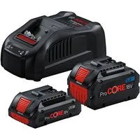 Bosch Professional »ProCORE 18V 4.0Ah« + »ProCORE 18V 5.5Ah« Akku Starter-Set, 2 Akkus und 1 Ladegerät