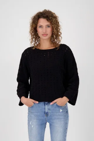 monari - Strickpullover schwarz - Gr. - 38