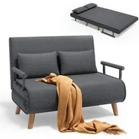 Bealife Relaxsessel Schlafsessel mit Bettfunktion, Schlafsofa 2-Sitzer