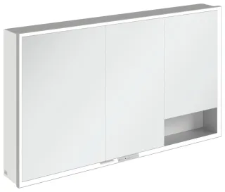 Villeroy & Boch Aufputz-Spiegelschrank My View+ A48113 1300x750x168mm m. Bel. Pure White A48113VF