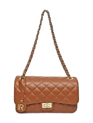 Isabella Rhea Braun Rindsledertasche