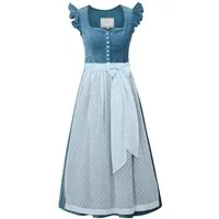 Madame Marie Dirndl Dirndl Soralyn 75cm Länge capriblau