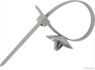 HERTH&BUSS Spreizanker, Kabelbinder, 4,6 x 190 mm, PA 4.6 grau grau - 50266603