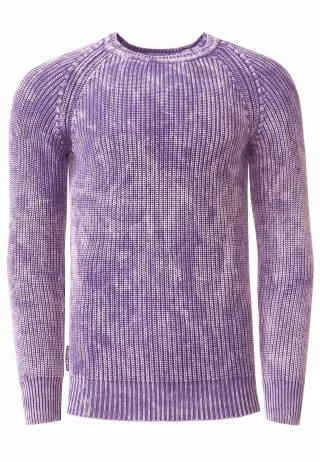 Verwaschener Strickpullover im Vintage Look