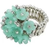 COLLEZIONE ALESSANDRO Fingerring Funkelblüte