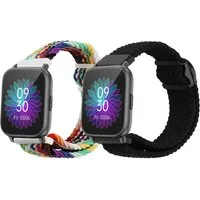 kwmobile Smartwatch-Armband 2x Uhrenarmband für Ruimen H1 / D1 Armband, Fitnesstracker Band Set aus Nylon - Ersatzarmband Smartwatch
