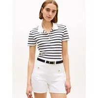Tommy Hilfiger Poloshirt GOLD BUTTON SLIM SS POLO