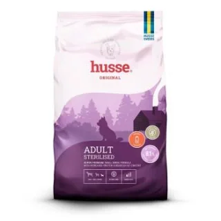 husse Adult Sterilised (vorher Dog Sterilised mini), kleine Rassen, 4 kg - Set