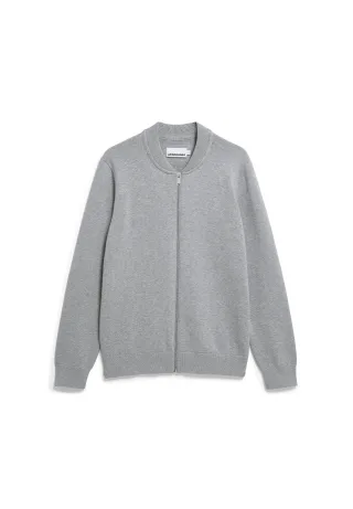 Armedangels - AGAAMON KNIT JACKET silver melange - Gr. - M
