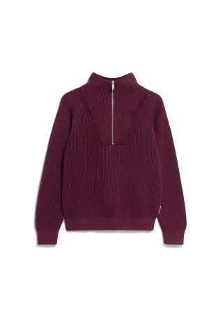 Armedangels - RONYIAAS GMT DYE dark cranberry - Gr. - XL