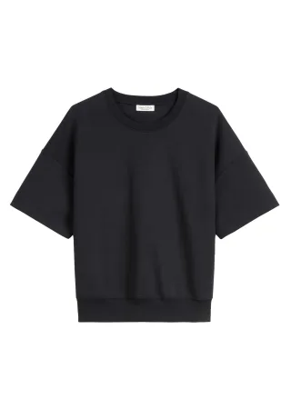 Marc OPolo Casual - Kurzarm-Sweatshirt blau - Gr. - XS