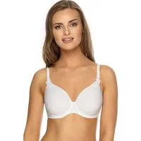 Viania Bügel-BH 211400 (1-tlg) Betty schmale Träger gemoldete Spacercups Weiß