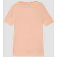 s.Oliver Kurzarmshirt T-Shirt Geripptes T-Shirt aus Viskosemix im Slim Fit