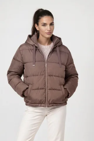 monari - Gesteppte Jacke taupe - Gr. - 40