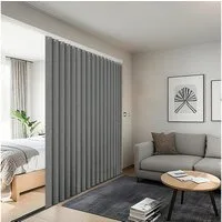 BTTO V&G Gardine Extrabreiter Vorhang 250 cm, Leinenmuster, Raumteiler Terrassenvorhang