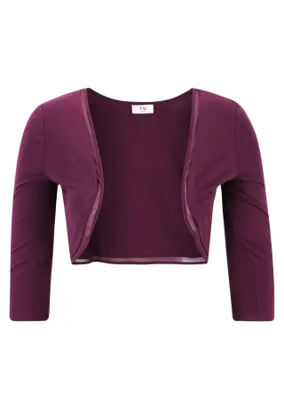 VM by Vera Mont - Bolero-Jacke shiny bordeaux - Gr. - 34