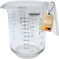 WESTMARK Messbecher mit mehrsprachigen Messskalen & verschiedenen Maßeinheiten, Volumen:, SAN