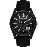 Skechers Chronograph SELLAS SR5268, Quarzuhr, Armbanduhr, Herrenuhr, Silikonarmband, digital, analog, Tag