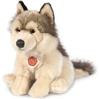 Teddy Hermann® Kuscheltier Wolf sitzend, 29 cm, zum Teil aus recyceltem Material