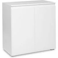 Newroom Kommode weiß 80 cm, Sideboard Weiß Modern Landhaus Skandinavisches Design Wohnzimmer