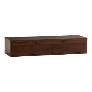 VS Venta-stock Konsolentisch, Walnuss, Holzwerkstoff, 100x20x30 cm, Wohnzimmer, Wohnzimmertische, Konsolentische