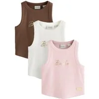 Baker by Ted Baker Trägertop Baker by Ted Baker Ringer-Trägertops, 3er-Pack (3-tlg)