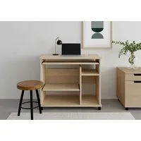 VOGL Möbelfabrik Computertisch Compi, PC-Tisch mit Tastaturauszug, platzsparend, Breite 72 oder 90 cm