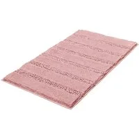 Kleine Wolke Badematte Monrovia, Badvorleger, Badezimmer Teppich, Höhe 23 mm, rutschhemmend beschichtet, fußbodenheizungsgeeignet, Kunstfaser, quadratisch, Badteppich, Uni Farben, gestreift, aus Mikrofaser, waschbar