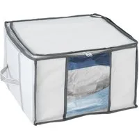 WENKO Unterbettkommode Vakuum Soft Box, integrierte Vakuum-Tasche & Blitzventil, bis zu 75 % Platzersparnis