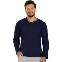 Comte Pyjamaoberteil Mix & Match (Packung, 1-tlg) Herren Pyjamaoberteil Schlafshirt Langarm Baumwolle