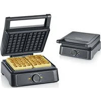 Severin Waffeleisen WA 2125, 1600 W, Belgisches Waffeleisen