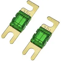 tomzz Audio Kfz-Sicherungshalter Mini ANL Sicherung 30A 2 Stück mit vergoldeten Kontakten