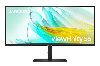 Samsung ViewFinity S6 Samsung S34C652UAU Curved-Monitor 86cm (34") UWQHD | ls34c652uauxen | VA - 5ms