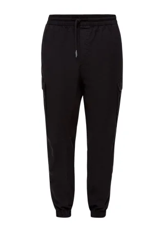 Q/S designed by - Slim Fit: Cargohose grau - Gr. - M