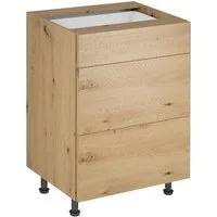 ROYAL24_MARKT Unterschrank - Komfortabler Unterschrank für einfache Organisation (Unterschrank, 1-St., Nexa - D60S3) Hochwertig - Modern - Exklusiv.