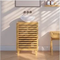 en.casa Waschbeckenunterschrank »Iveland« Unterschrank 60x40x30cm Bambus
