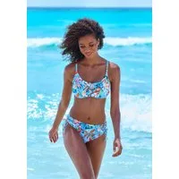 Venice Beach Bustier-Bikini-Top Caru, mit modernem Allover-Print