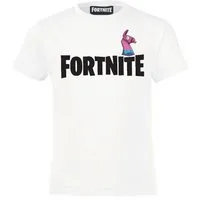 Fortnite T-Shirt FORTNITE T-Shirt kurzarm Weiß Alpaka Logo Epic Games Gr.140 152 164 176 Kinder im Alter 10 12 14 16 Jahre