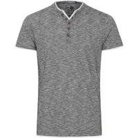 !Solid Rundhalsshirt SDDigos T-Shirt mit Knopfleiste