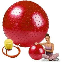 Endless Yogaball Gymnastikball groß, PVC Fitnessball mit Luftpumpe, platzsicher (Sowohl für Männer als auch für Frauen, Sowohl für Männer als auch für Frauen), Balance Ball Stuhl für Fitness Workout Stabilität Pilates