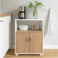 HTI-Living Beistellschrank Küchenschrank Blanca Weiß (Stück, 1-St., 1 Schrank) Mehrzweckschrank Anrichte
