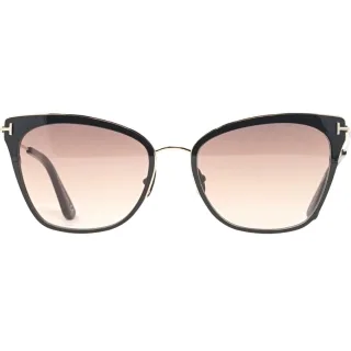 Tom Ford Faryn FT0843 01F Sonnenbrille in glänzendem Roségold