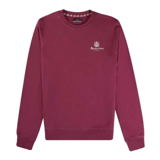 Aquascutum - Sweatshirt für Herren/Damen Unisex, Aktiv (Burgunderrot)