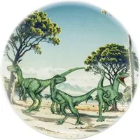 Seltmann Weiden Speiseteller Teller rund 25,5 cm, (1 St), Speiseteller mit Dino - Design